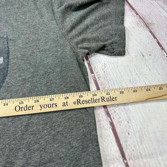 Samuel Adams Shirt Mens Large Gray Beer Advertising Graphic Tee Bella+Canvas - Picture 7 of 9